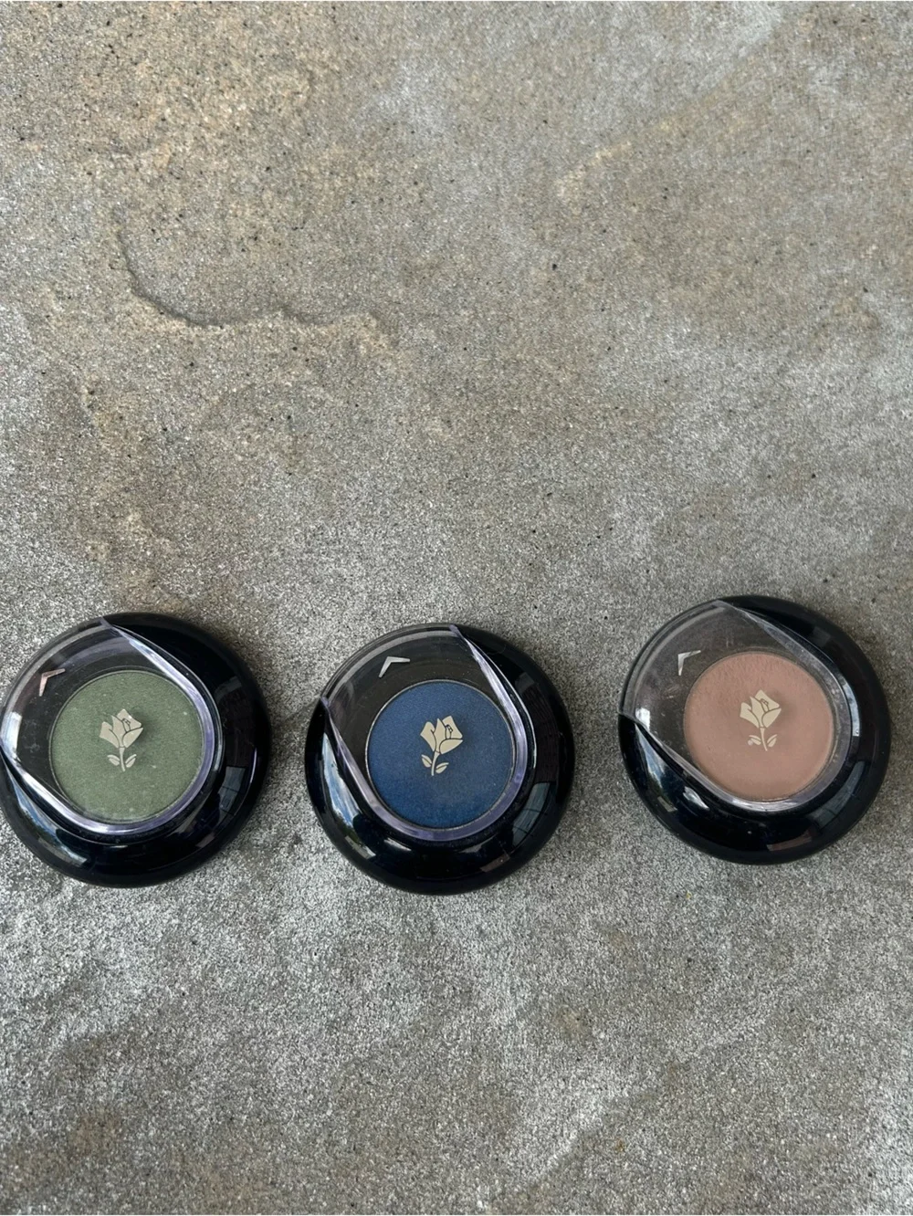 Lancome Single Eyeshadow Trio - Green, Blue, Brown